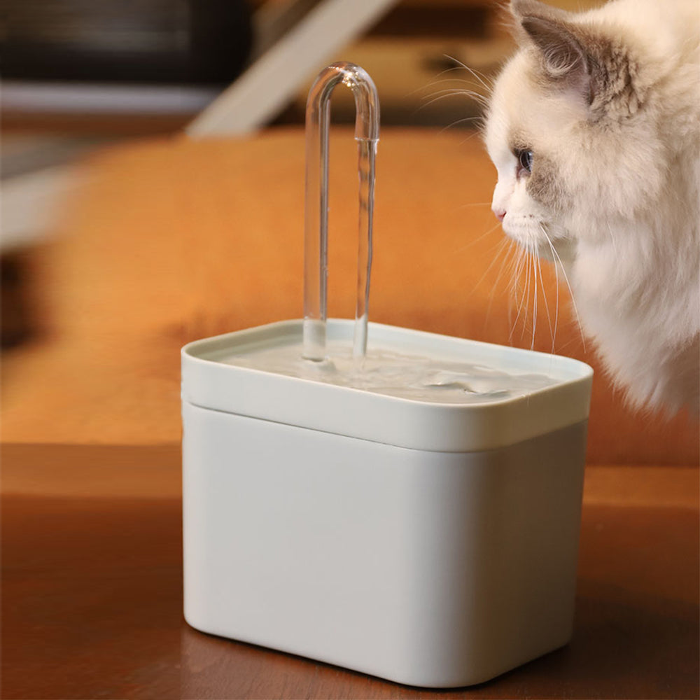Automatic Cat Water Fountain Auto Filter USB Electric Mute Cat Drinker Bowl 1.5L Recirculate Filtring Drinker For Cats Pet Water Dispenser - 4 - CJ