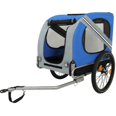Large Folding Bike Trailer For Dogs 120LB Capacity All - Terrain Pet Carrier, Durable Steel Frame For Cycling, Jogging, Camping Outdoor Adventures - 5 - cjdroshippping