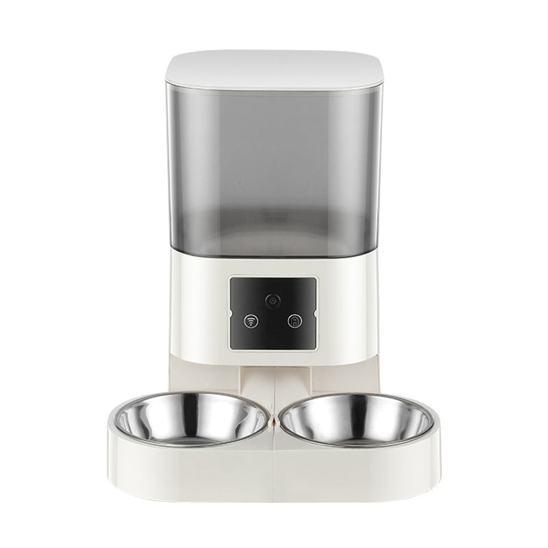 Timing Quantitative Remote Control Automatic Pet Feeder Cat Food Dog Food Intelligent Feeding Machine - 0 - CJ