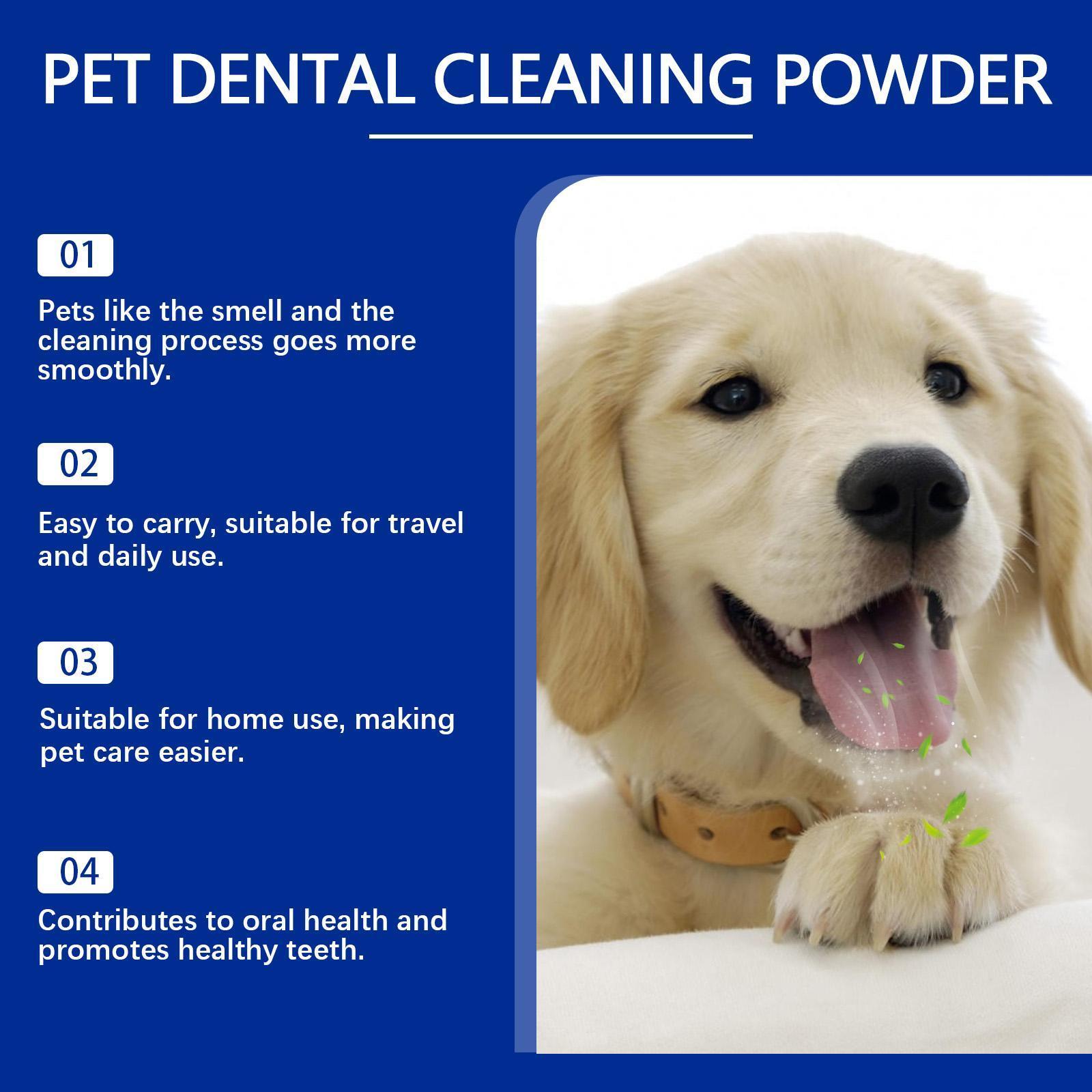 Yeagerbong Dog Tooth Cleaning Powder Gently Cleans Tartar Stains And Freshens Breath - 5 - CJ