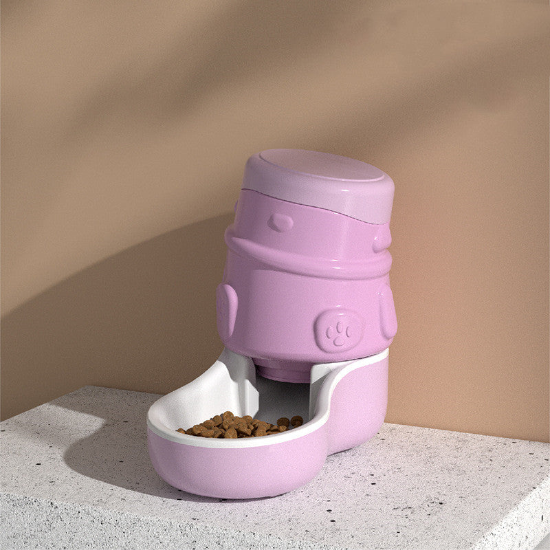 Pet Cat Dog Feeder Automatic Water Dispenser - 0 - CJ - Pink - CJGY130412103CX