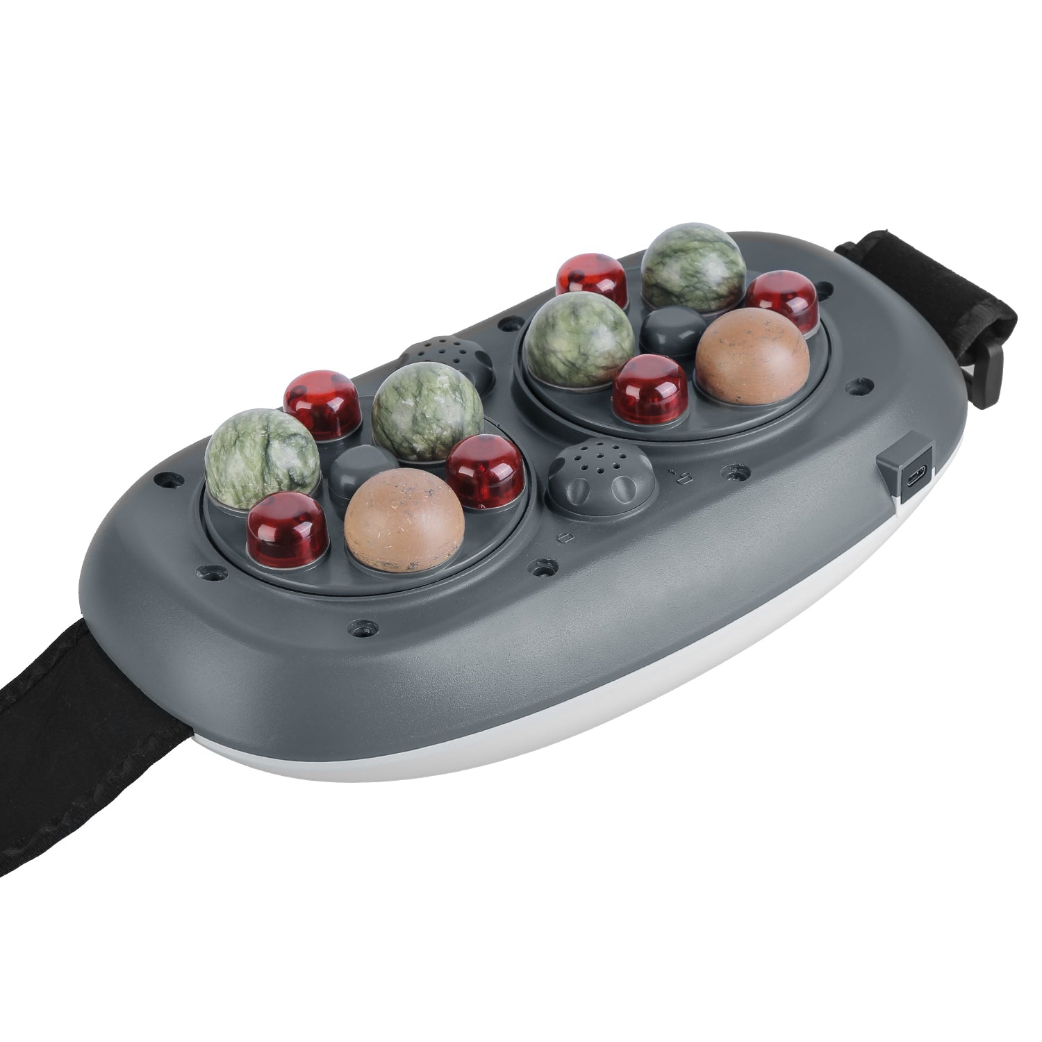 1Pc Abdominal Massager Anti Cellulite Remover Machine Electric Stomach Tummy Massager Automatic Bian Stone Kneading Massager With 5 Modes 3 Heat 3 Speeds 3 Timers For Belly Flattening Indigestion Stom - 5 - CJ