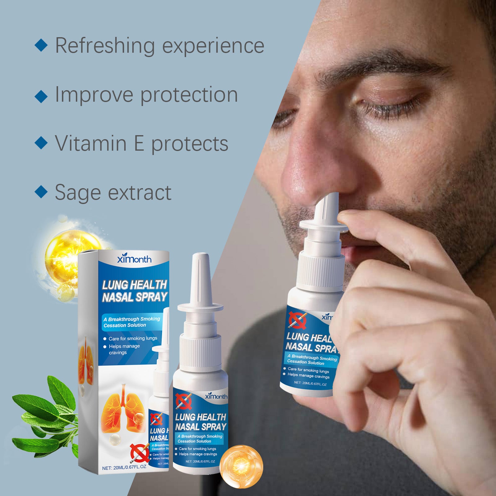 Ximonth Nasal Cleansing Spray Relieves Nasal Discomfort - 5 - CJ