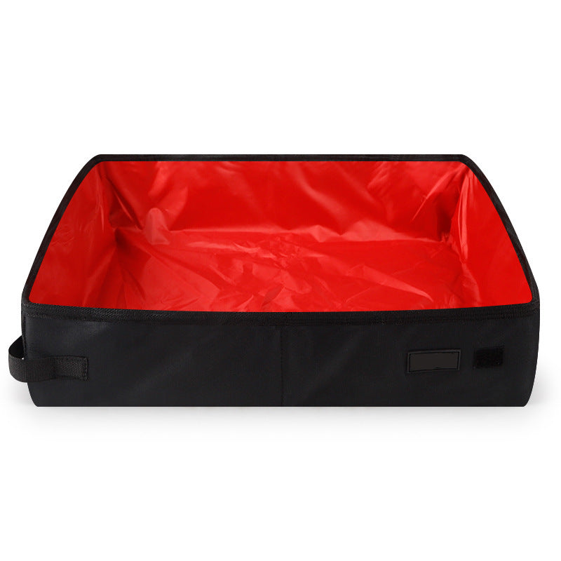 Portable Foldable Litter Box Waterproof Oxford Cloth - 0 - CJ