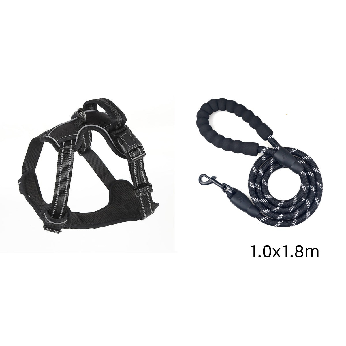 Dog Harness No Pull Breathable Reflective Pet Harness Vest - 0 - CJ