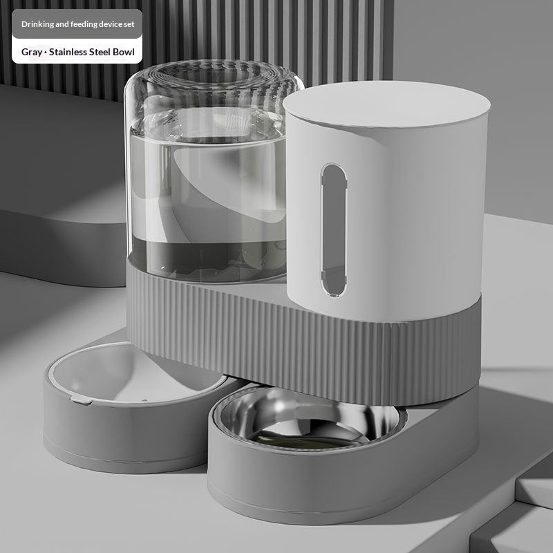 Automatic Pet Water And Food Dispenser In One - 0 - CJ