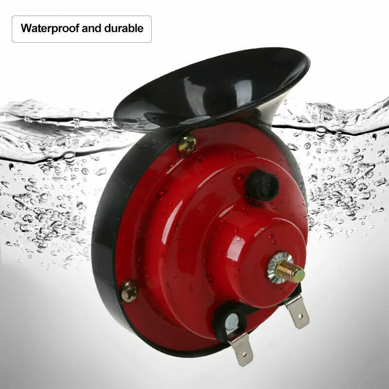 2PC 12V 300DB Super Loud Train Air Horn Waterproof Motorcycle Car Truck SUV Boat - 5 - cjdropshipping