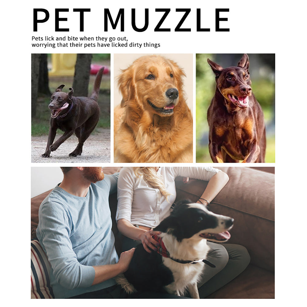 Dog Muzzle Leather, Comfort Secure Anti - Barking Muzzles For Small Medium Large Dogs, Breathable And Adjustable, Allows Drinking And Panting, Used With Collars - 5 - CJ