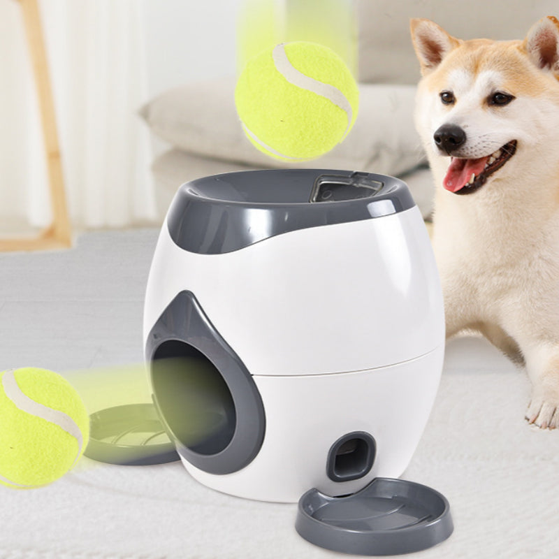 Smart Pet Feeder Tennis Ball Missing Device Throwing Reward Machine - 0 - CJ