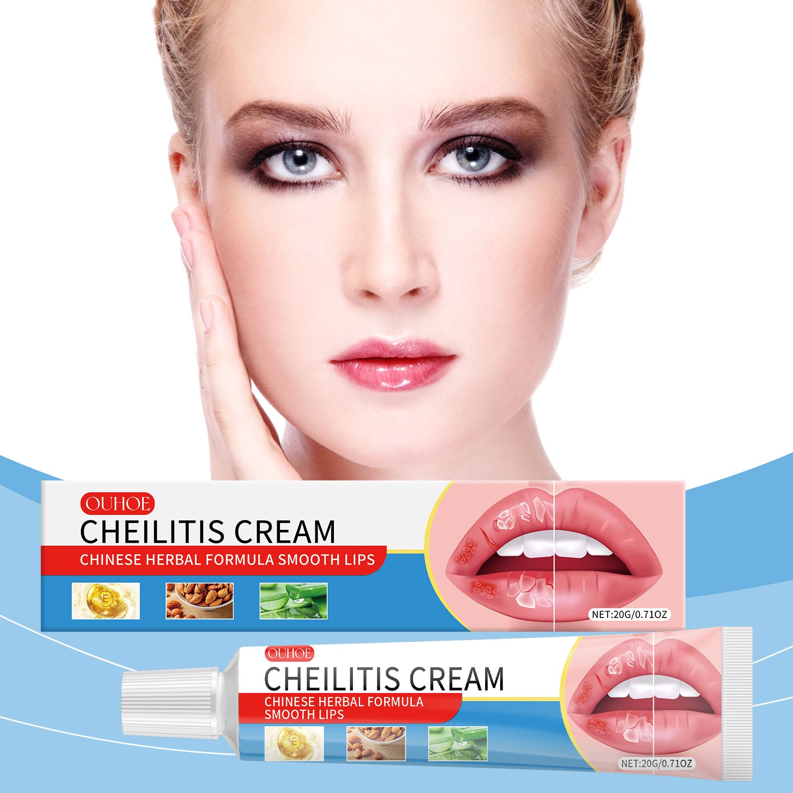OUHOE Lip Moisturizer Moisturizes And Cleanses Dead Skin, Gently Nourishes Lips, Moisturizes And Moisturizes Lips - 5 - CJ