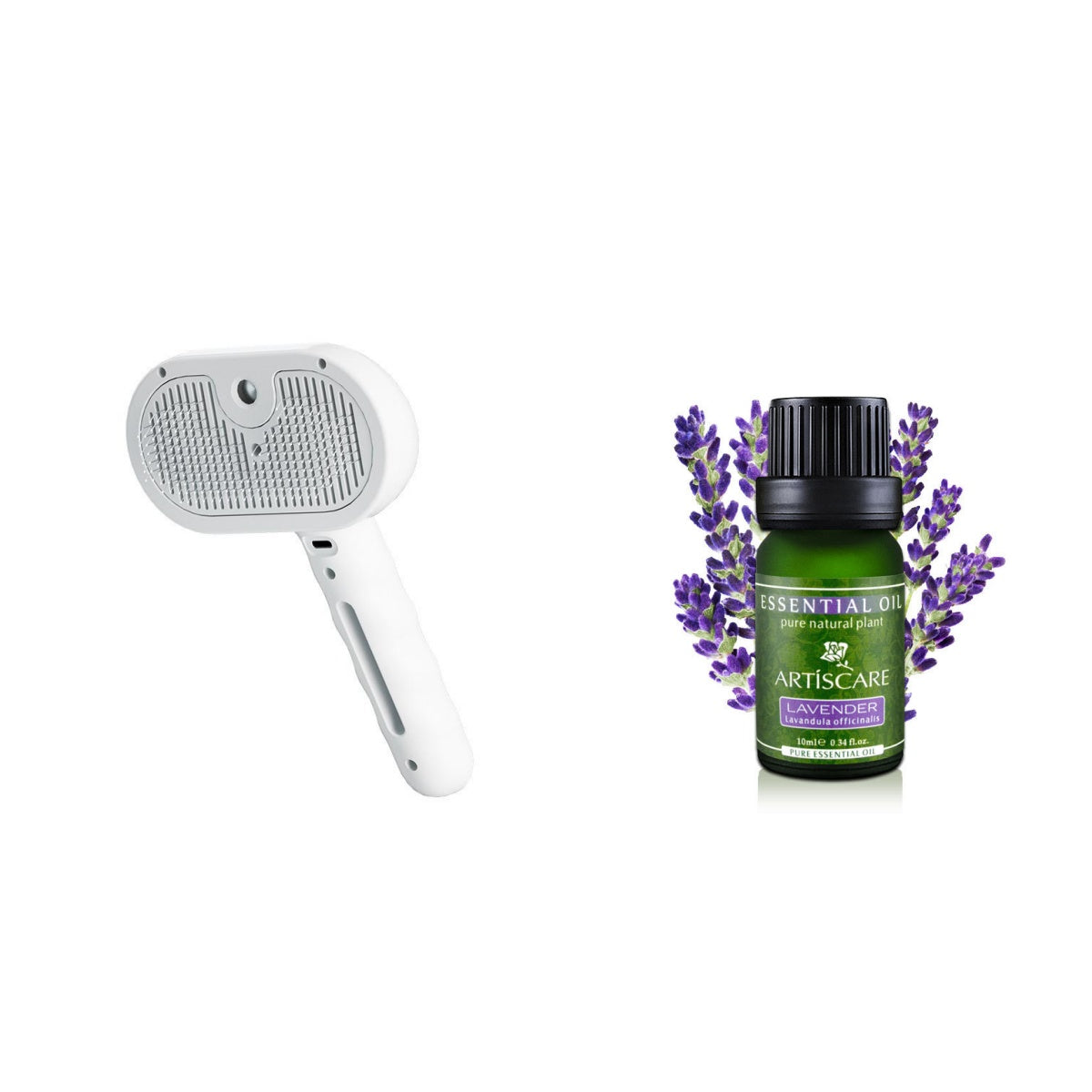 Pets Spray Hair Comb Pet Hair Remover Cleaning Brush Cats Grooming Dog Accessories Tools Dematting Water Mist Humidifier Comb Pet Supplies - 0 - CJ - White set - CJYD237437313MN