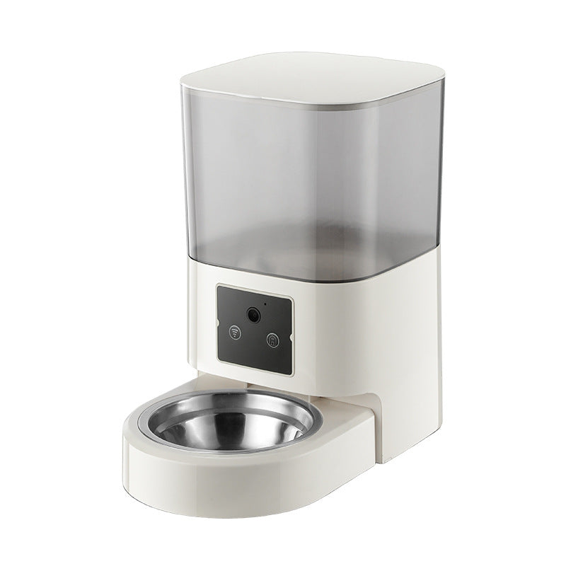 Timing Quantitative Remote Control Automatic Pet Feeder Cat Food Dog Food Intelligent Feeding Machine - 0 - CJ