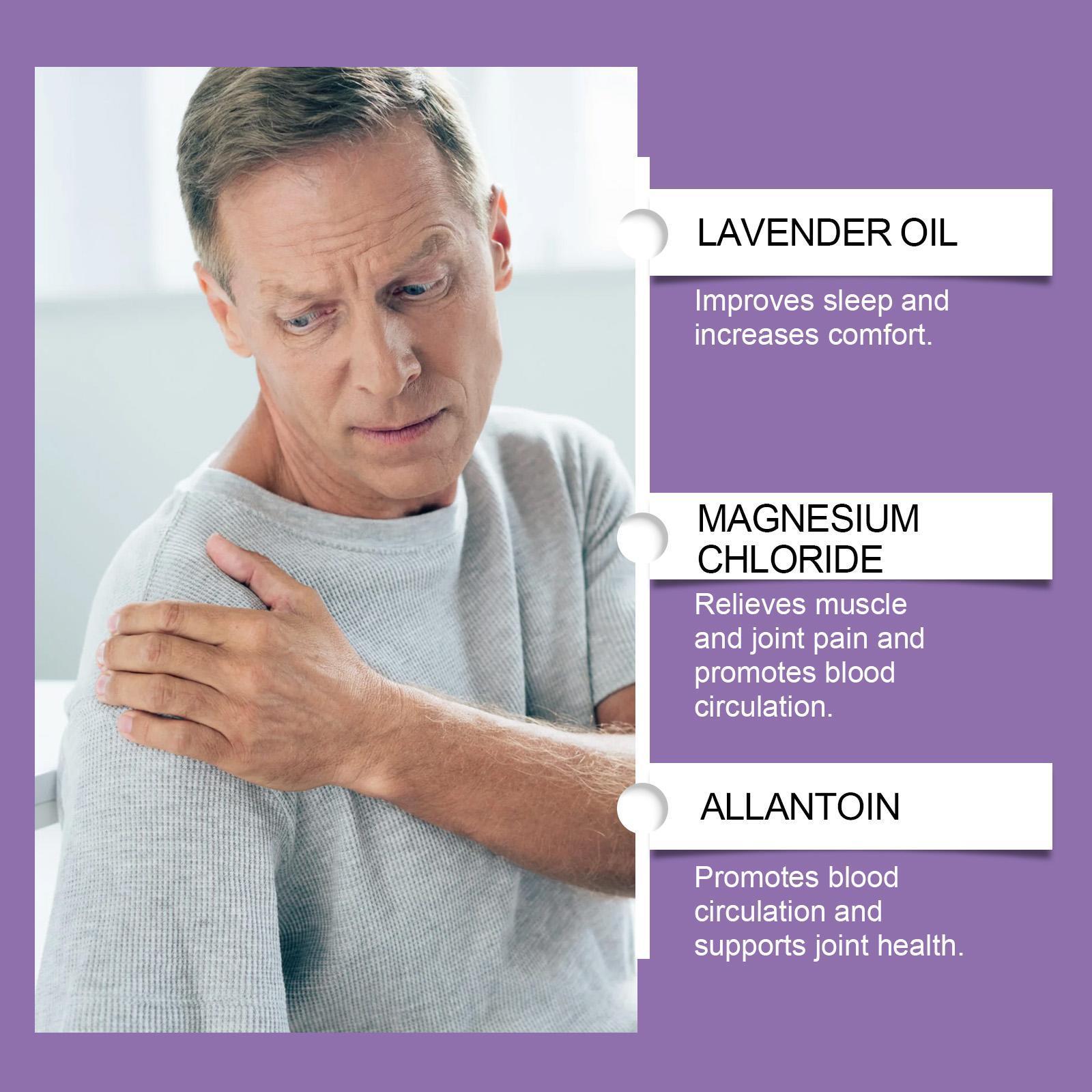 Ouhuo Body Soothing Magnesium Milk Contains Mild Ingredients For Daily Massage Care To Relieve Discomfort In The Wrist And Knee Joints - 5 - CJ