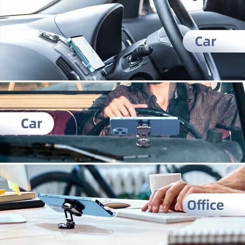 Magnetic Phone Holder For Car, Dashboard Car Phone Holder Mount Magnetic Stainless Steel Car Phone Holder - Dashboard Mount, Water - resistant, Rotatable - 5 - CJ