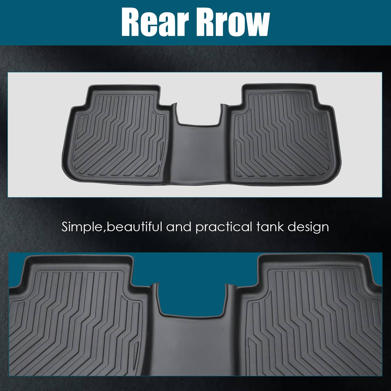 Car Floor Mats For 2023 CRV Hybrid Black All - Weather TPE Rubber Car Mats - 5 - CJ