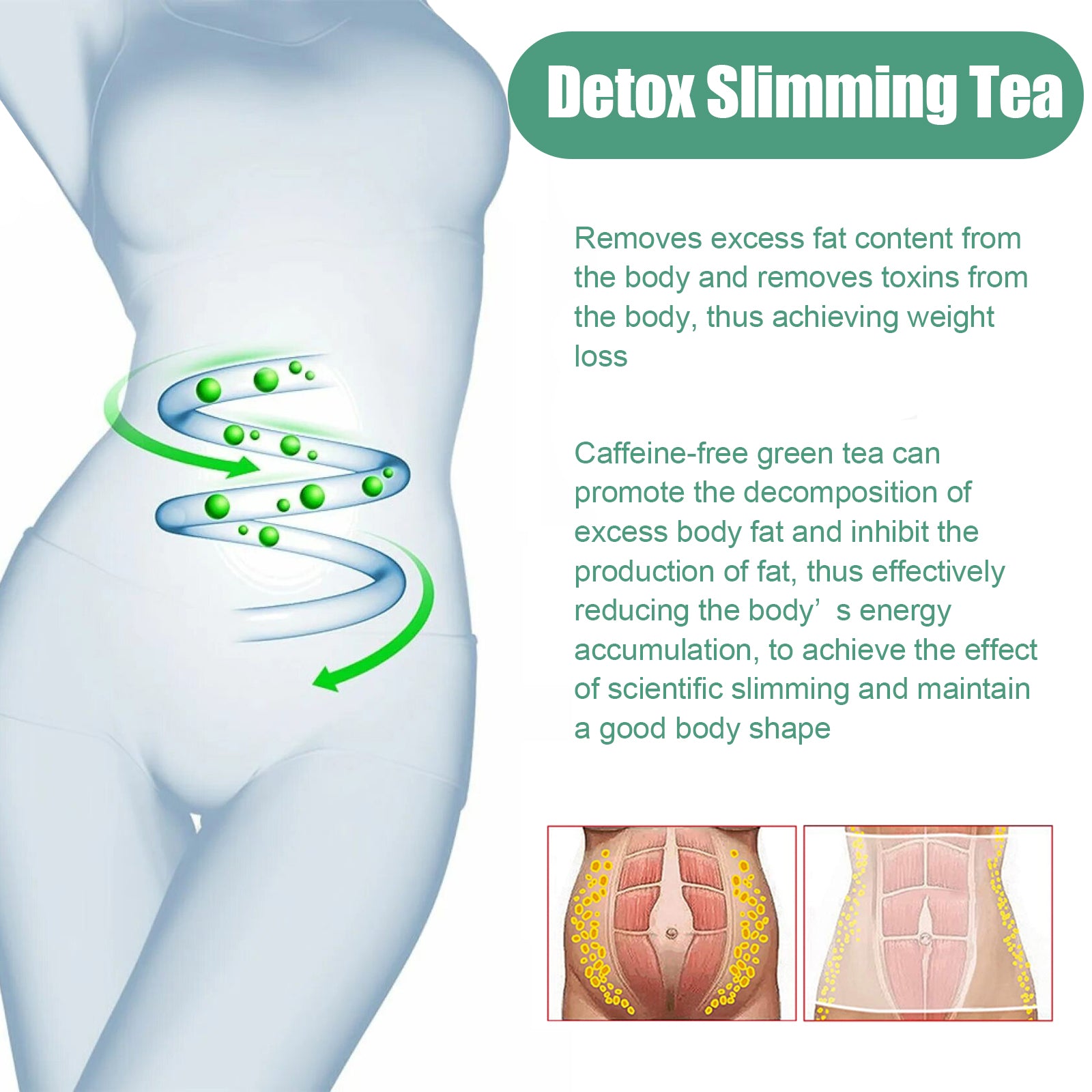 South Moon Detox Slimming Tea, Slim Intellectual Man Fit Little Stomach Small Pretty Waist Shaping - 5 - CJ