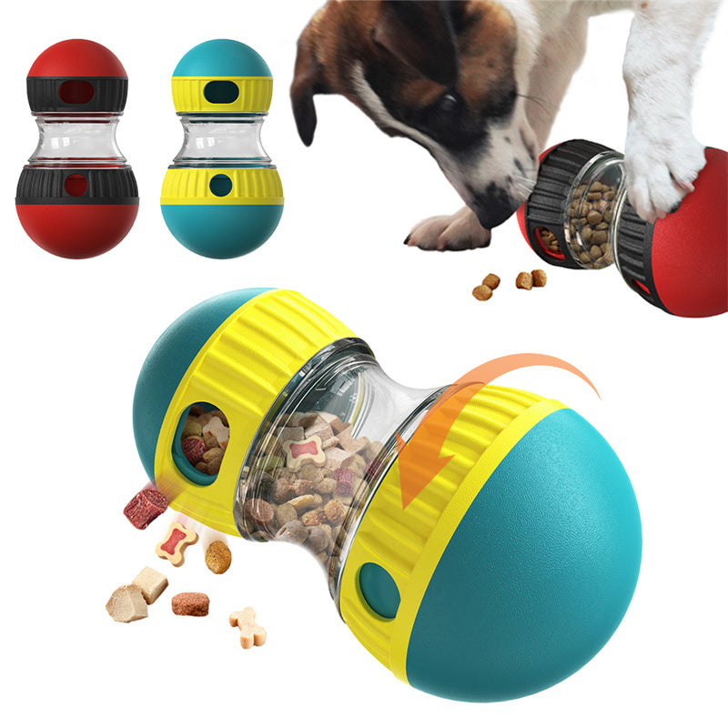 Food Dispensing Dog Toy Tumbler Leaky Food Ball Puzzle Toys Interactive Slowly Feeding Protect Stomach Increase Intelligence Pets Toy Pet Products - 0 - CJ