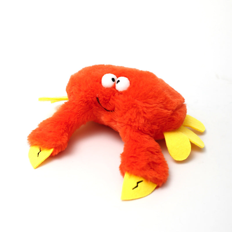 Pet Plush Toy Making Sound Electric Fish Jumping Winged Bird - 0 - CJ
