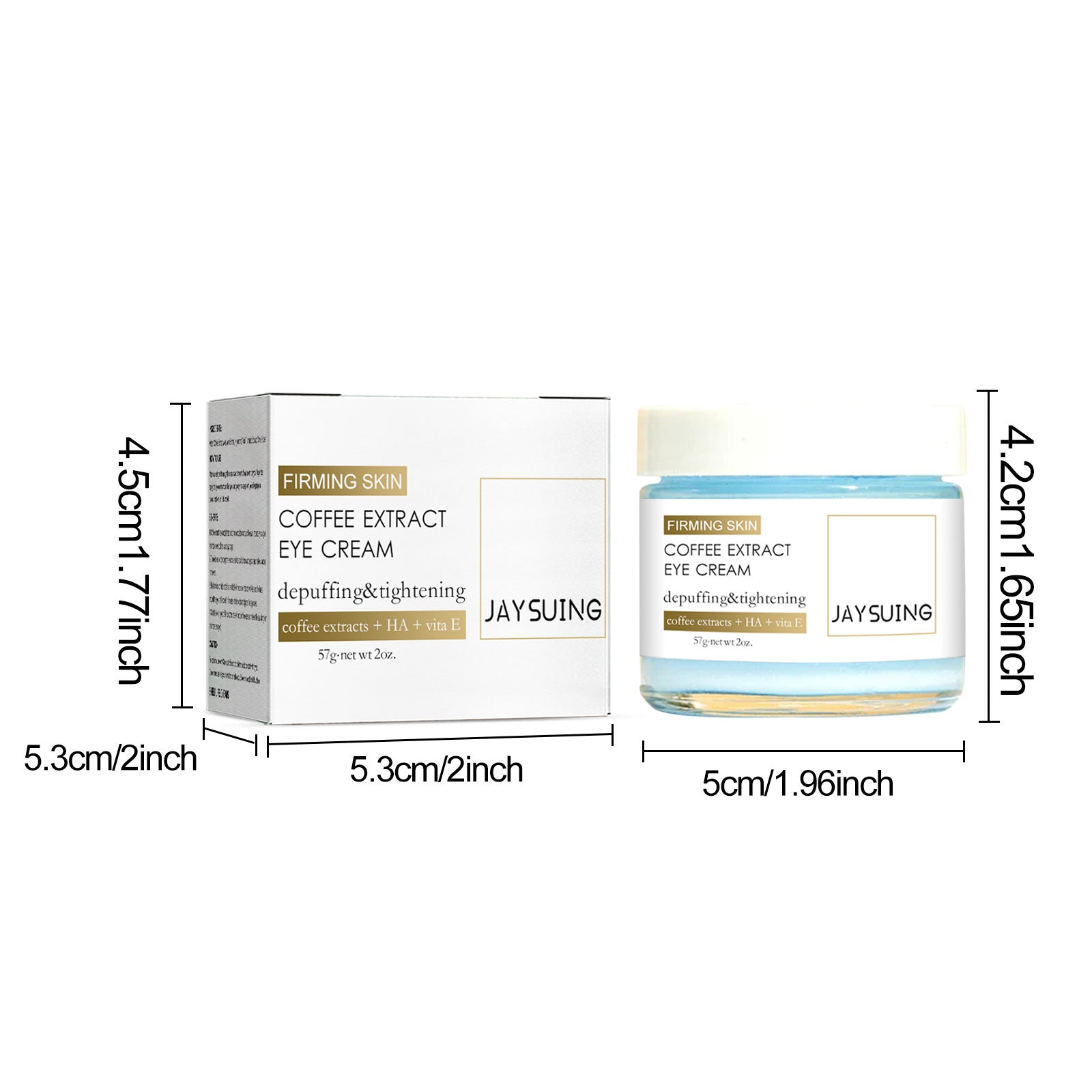 Jaysuing Coffee Firming Eye Cream Firming & Moisturizing Eye Cream For Fine Lines & Dark Circles - 5 - CJ