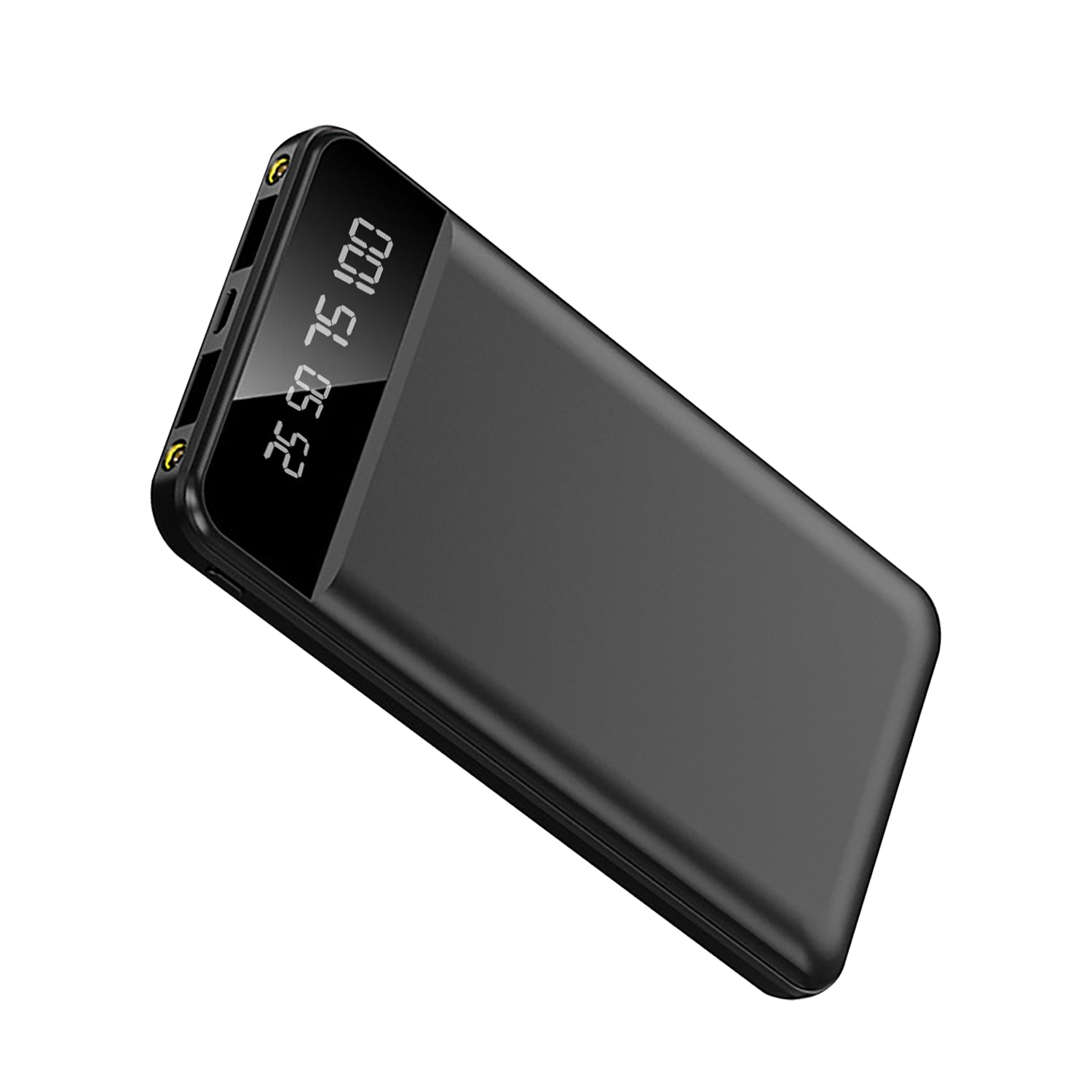 1Pc 10000mAh Power Bank Portable Ultra Slim Charger External Battery Pack With 2 USB Output Ports Charging Cable LED Flashlight Compatible With IOSPhone 15 And More - 5 - CJ