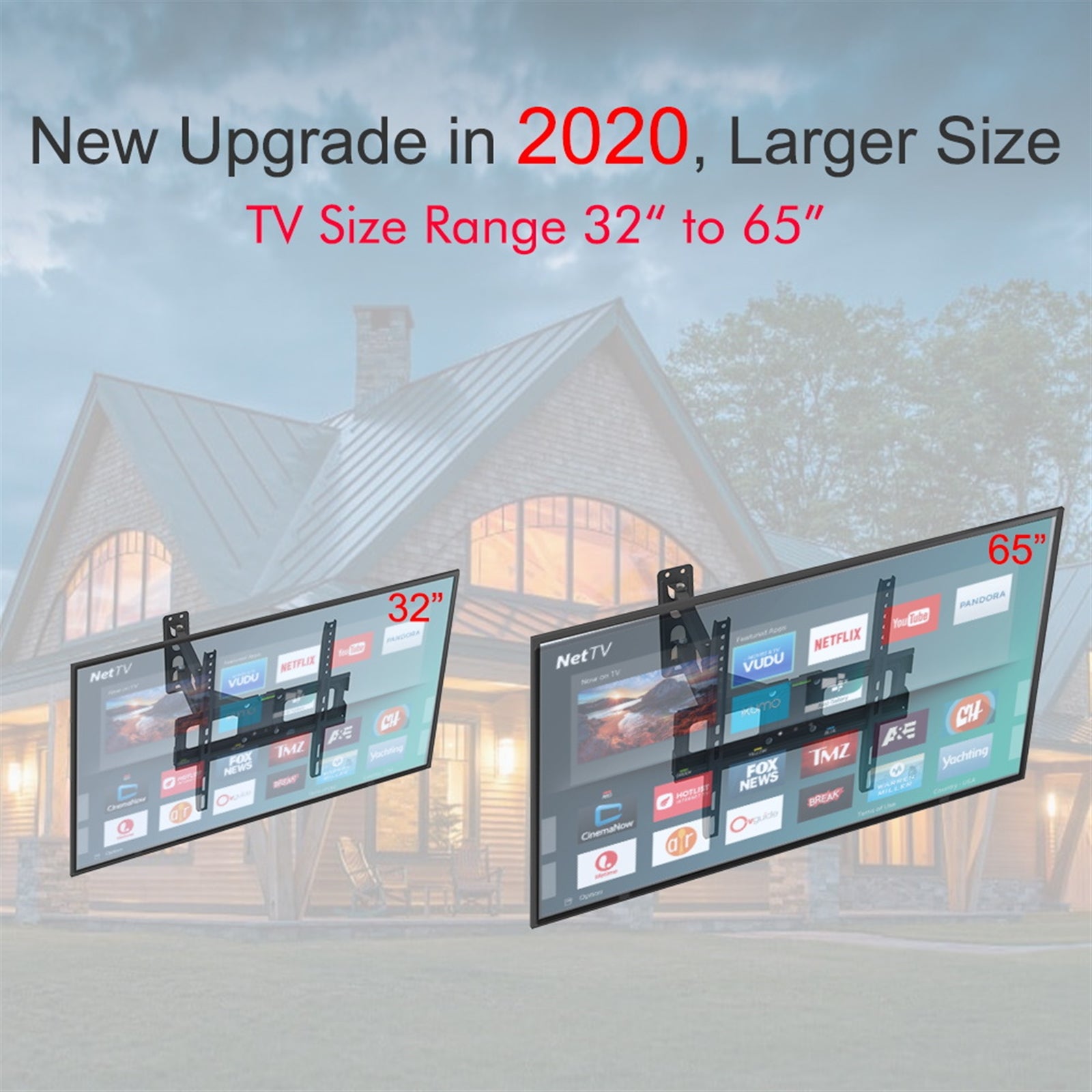 32 - 65 Inch Single Pendulum Small Base TV Stand TMXD - 103 Load Bearing 35KG - 5 - CJ