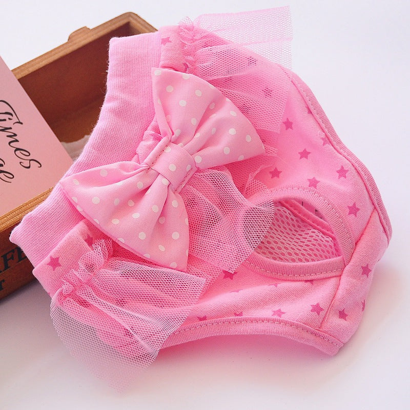 Female Dog Aunt Physiological Pants Panties - 0 - CJ - Rose Red - XL - CJGD124485812LO