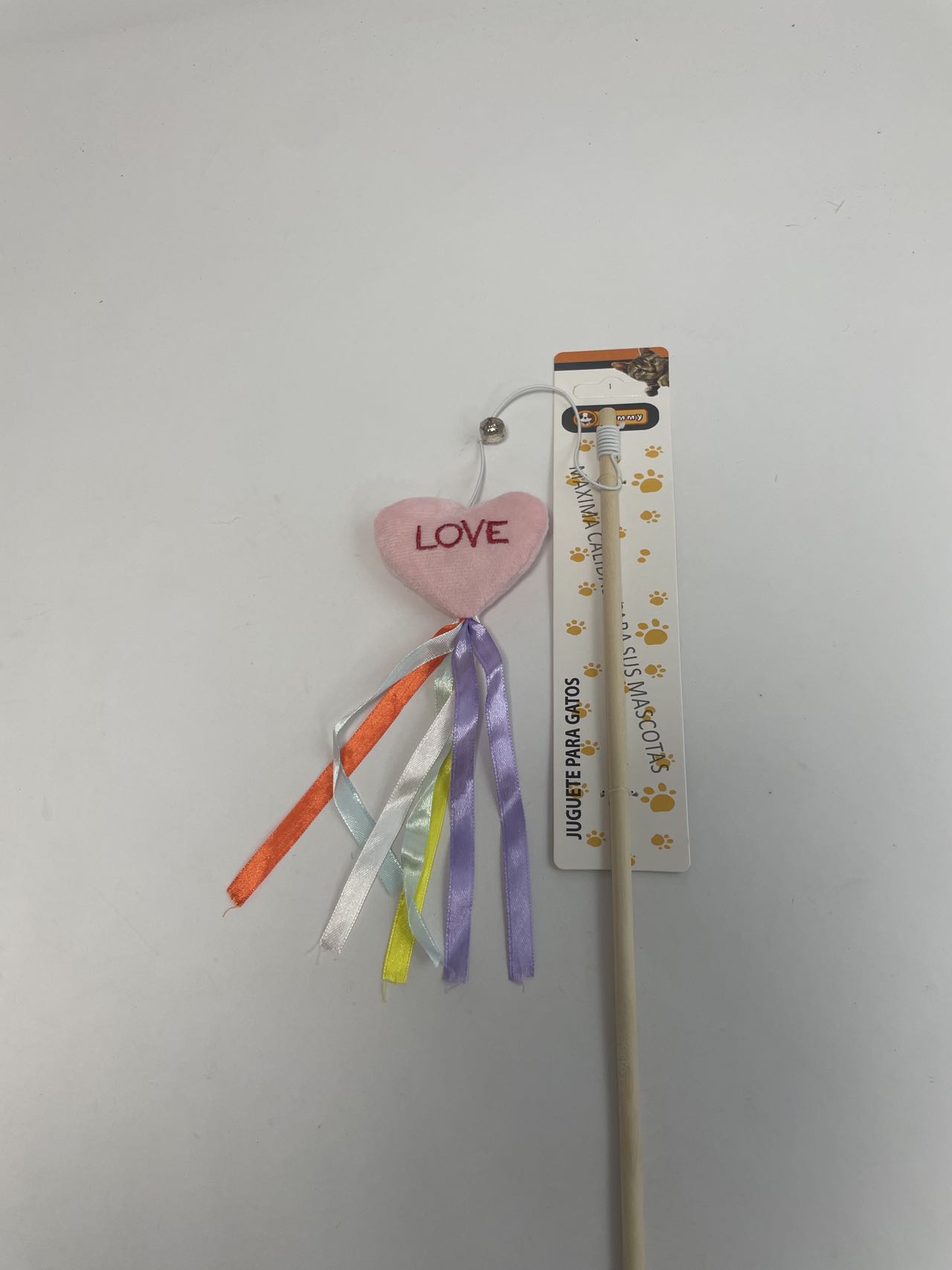 Doll Ribbon Wooden Pole Cat Teaser - 5 - CJ