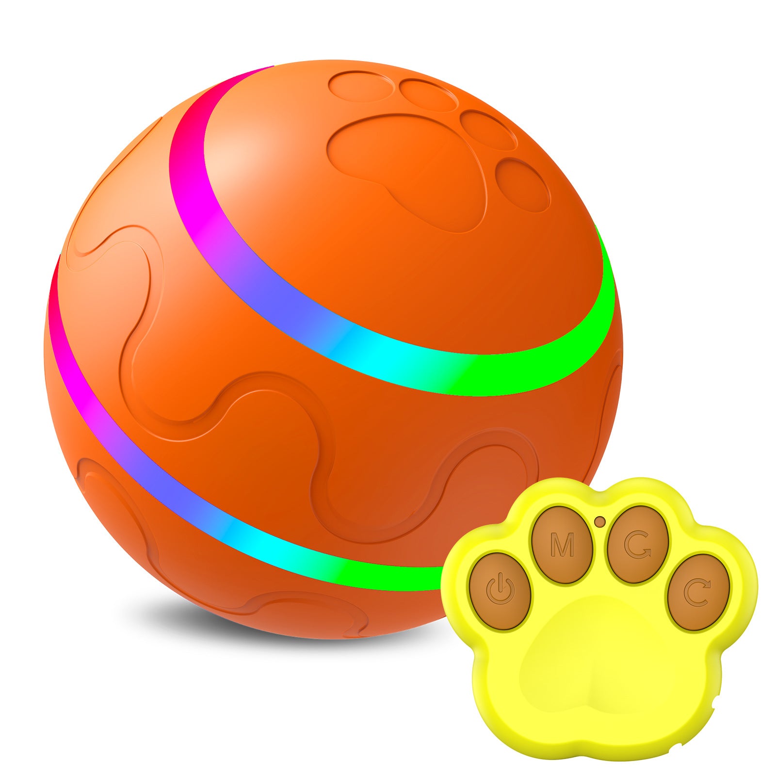 Pet New Cat Wicked Ball Toy Intelligent Ball USB Cat Toys Self Rotating Ball Automatic Rotation Ball - 0 - CJ