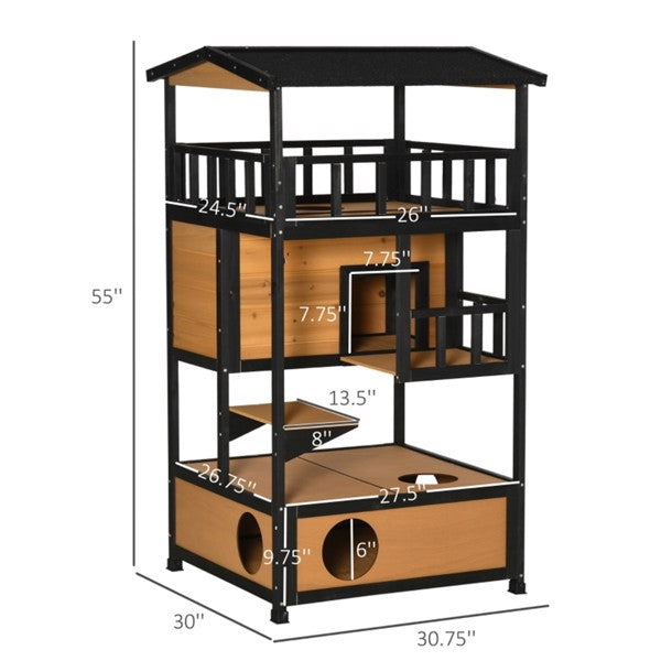 Cat House, Wooden Cat House Amazon Shipping, WalMart Banned, No Shipping On Weekends - 5 - CJ