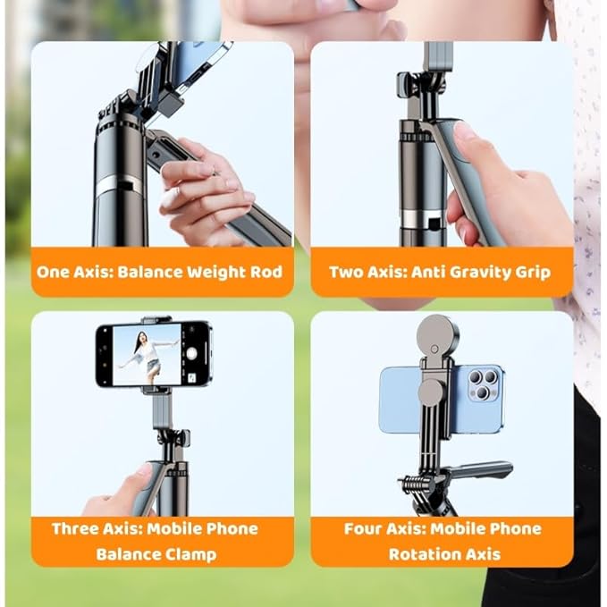 Selfie Stick With Grip Handle - 5 - CJ