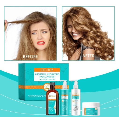Eelhoe - Argan Oil Hydrating Hair Care Set - 5 - CJ