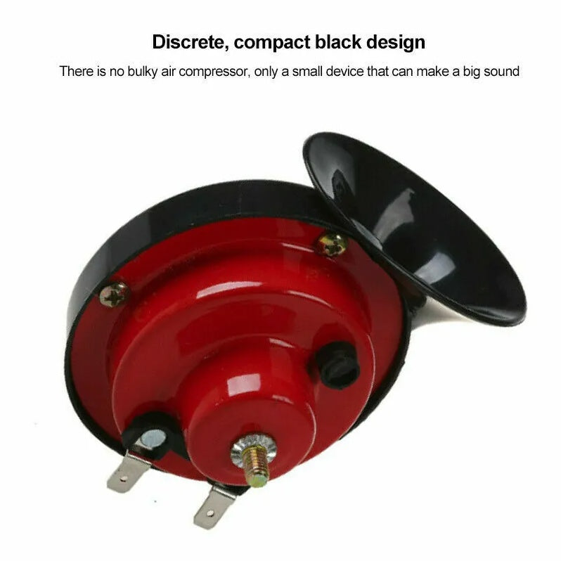2PC 12V 300DB Super Loud Train Air Horn Waterproof Motorcycle Car Truck SUV Boat - 5 - cjdropshipping