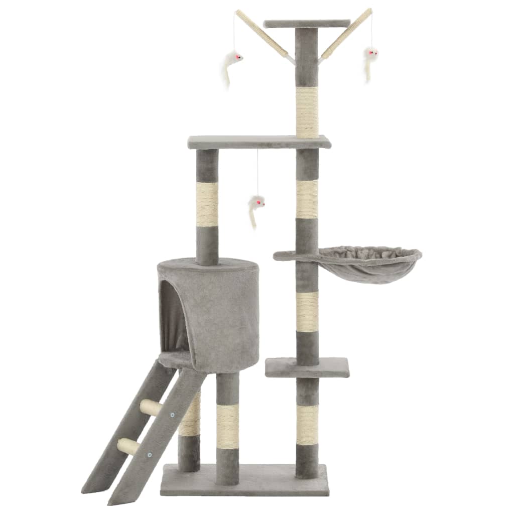 Cat Scratching Post with Sisal Posts 138 cm Cat Scratching Post - 5 - CJ