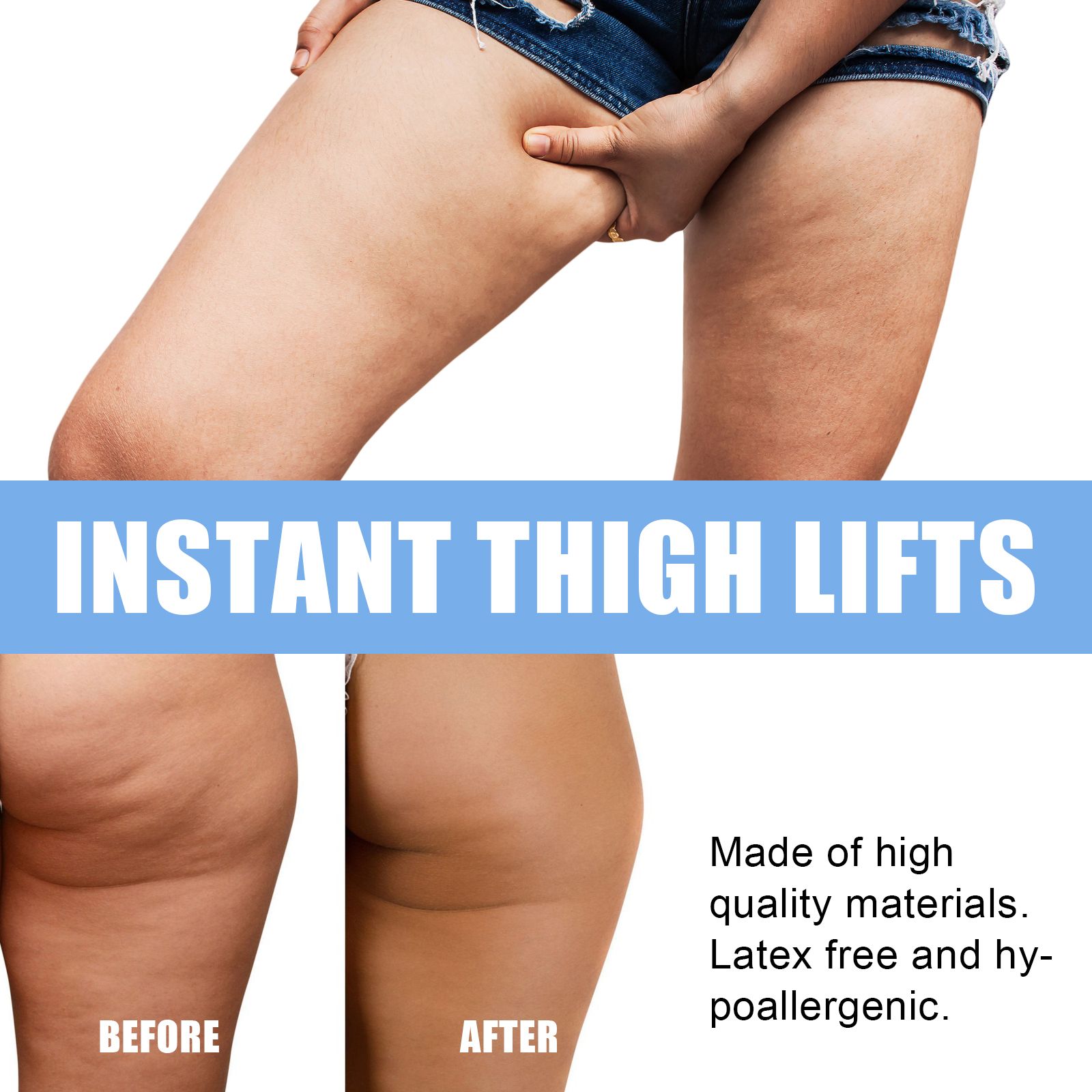 EELHOE Thigh Lifting Tape Lifts Leg Muscles To Shape Beautiful Legs And Provide A Soft And Considerate Feel - 5 - CJ