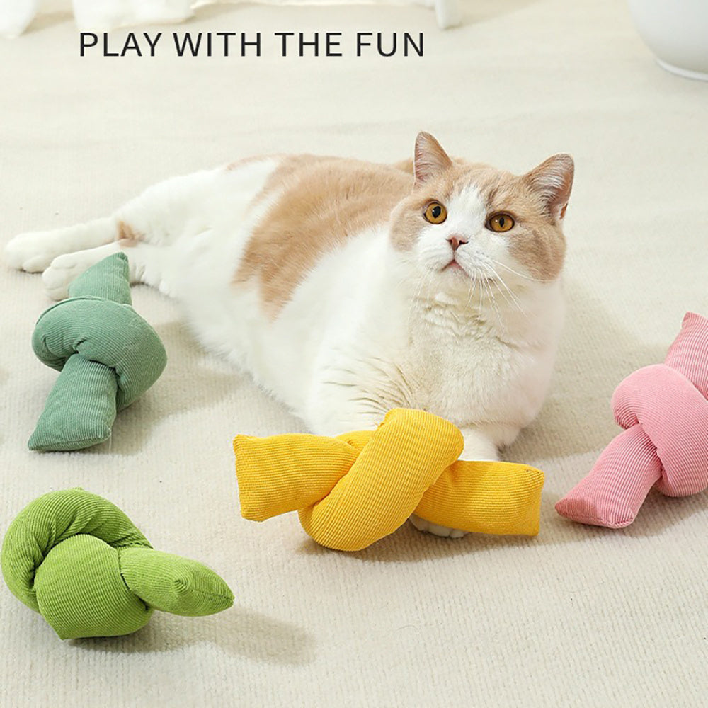 Dog Rope Toys Knots Chew Rope Toy Dog Pull Rope Natural Cotton Rope Dog Toys - Premium White Knot Dog Rope Toy - Interactive Dog Tug Toy - 5 - CJ
