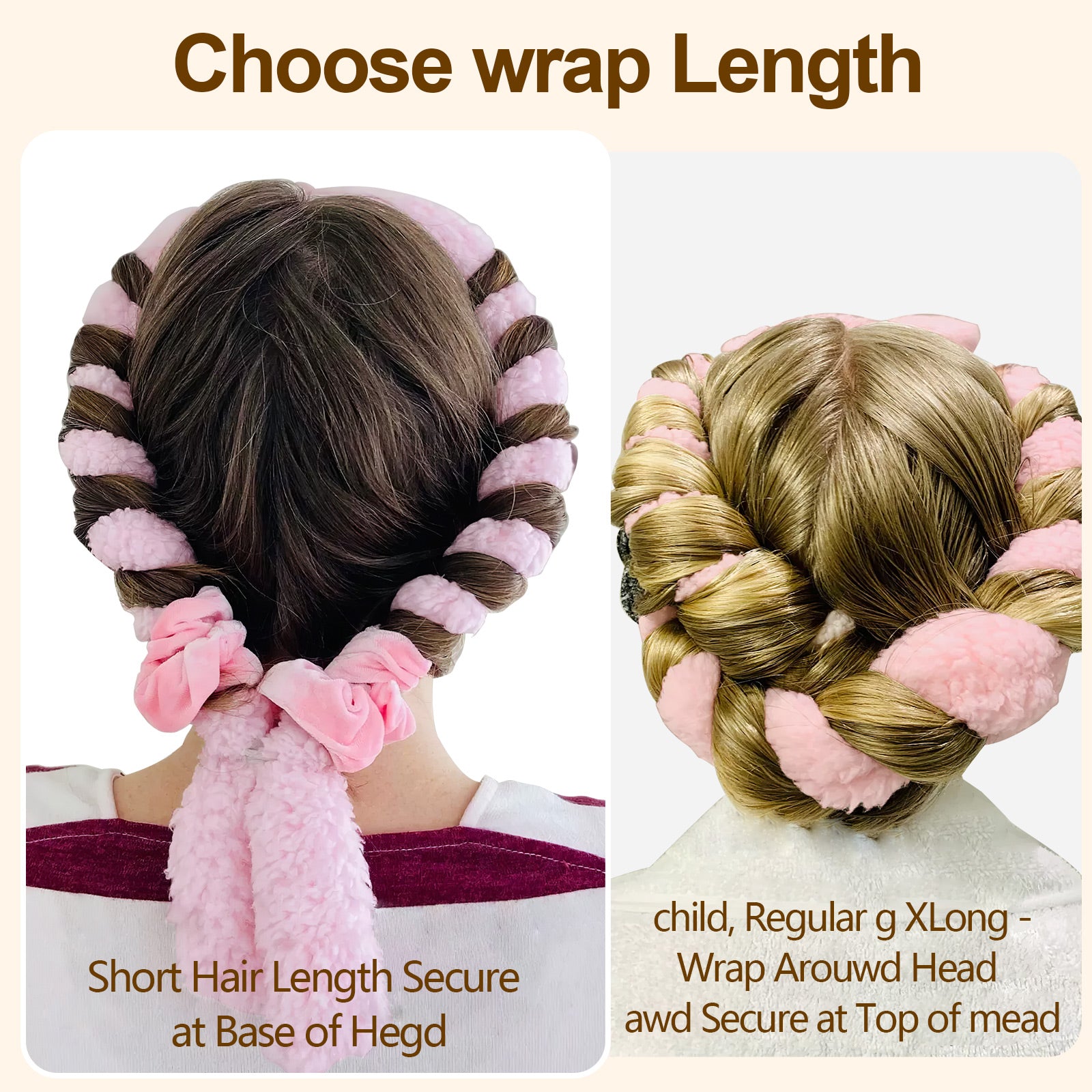 Satin Heatless Hair Curler, Lazy Natural Soft Wave DIY Heatless Curls For Sleep In Overnight, For All Hair Types - 5 - CJ