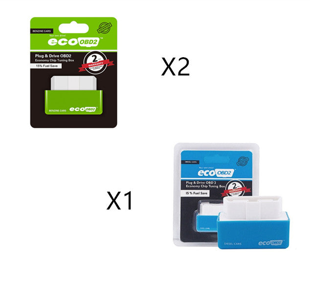 Plug And Play ECOOBD2 Gasoline Car Fuel Economy ECO OBD2 Driver - 0 - CJ - Blue1Green2 - CJQCGJQT00061 - Blue1Green2