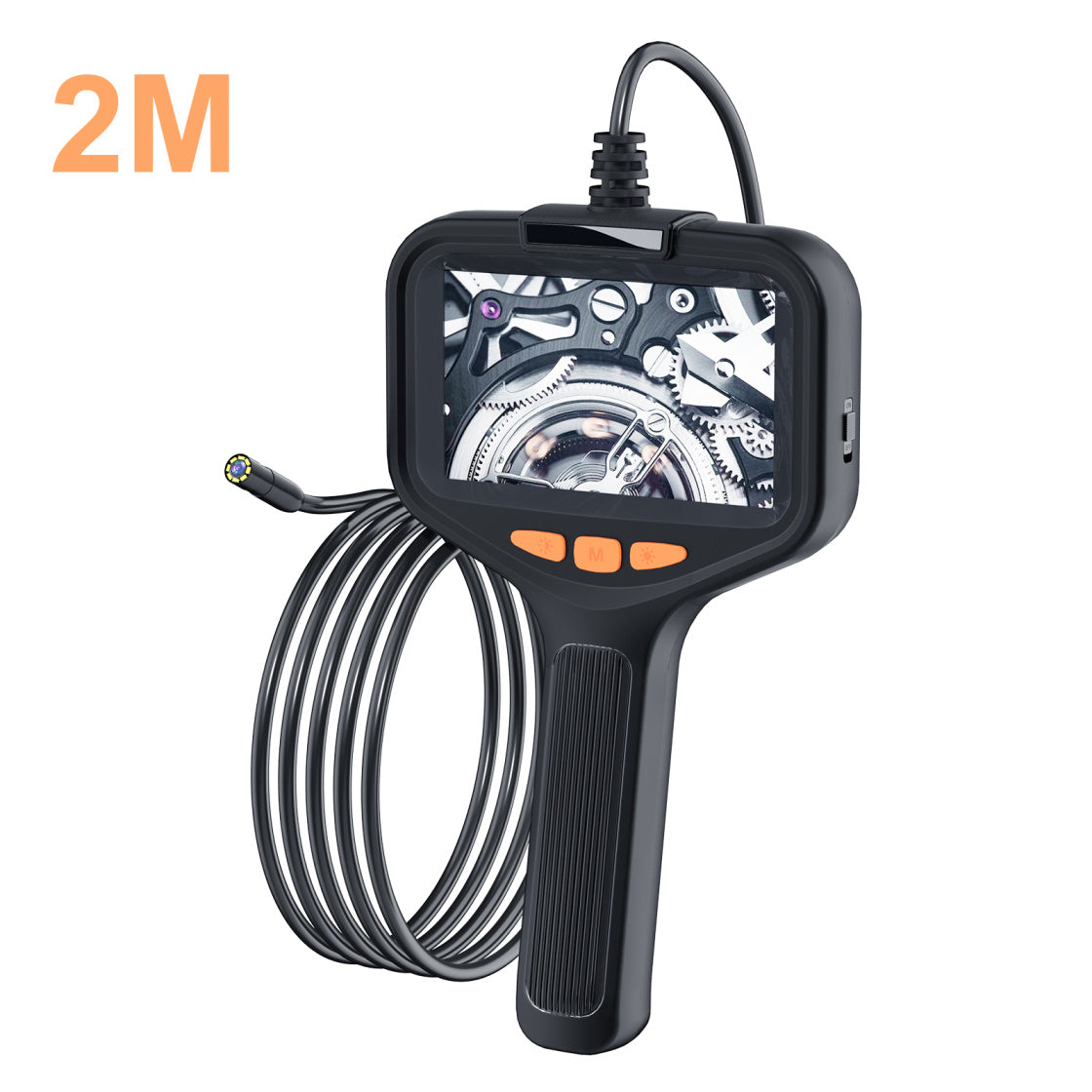 Borescope With Light, Industrial Endoscope Inspection Camera With Light - 2,5,10m Snake Camera For Automotive, Aircraft, And Pipe Inspection - Portable Boroscope With Led Lighting For Clear Visual In - 5 - cjdropshipping