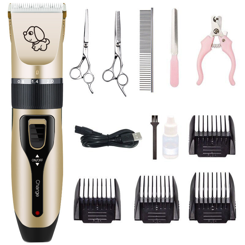 Dog Hair Clipper Pet Hair Shaver - 0 - CJ - C6 five piece set - CJJJCWGY00795 - C6 five piece set
