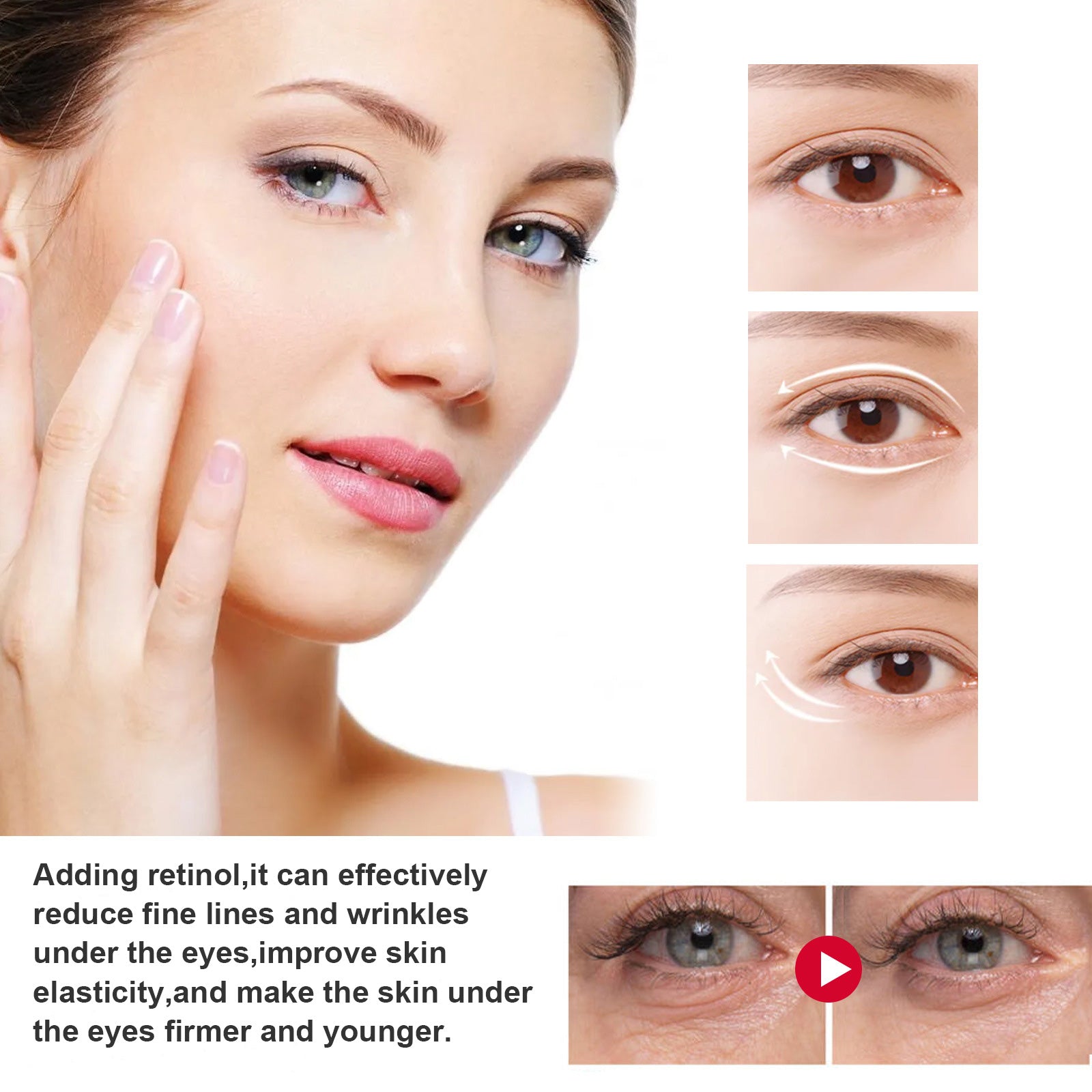 Hoygi Retinol Eye Stick, Brightening And Firming Skin Around Eyes Fade Eye Lines Dark Circles Anti - Aging Eye Cream - 5.0 - CJ
