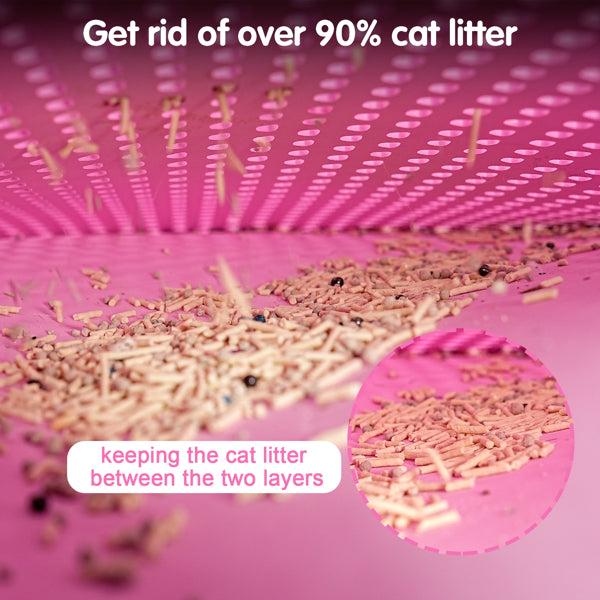 Double Layer Rice Shaped Cat Litter Pad - 5 - CJ