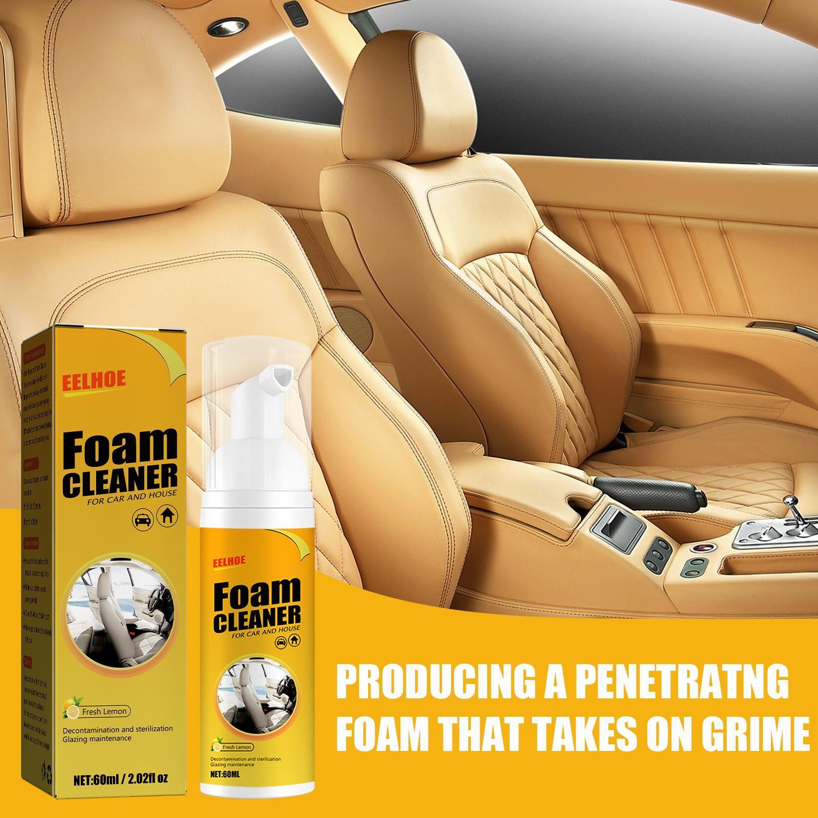 Yierhou Car Steering Wheel Foam Cleaner Leather Seat Cleaner Multi - purpose Interior Cleaner - 5 - CJ