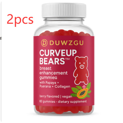 Breast Enhancement Soft Candy - 4 - CJ - 60 Tablets Per Bottle - 2PCS - CJYD234877802BY