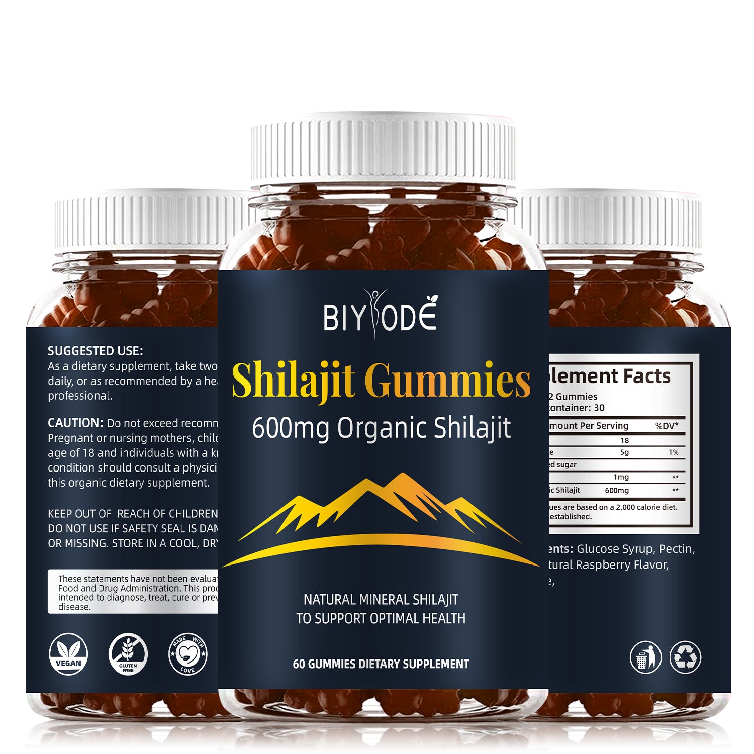 Jiabeikang New Design Wholesale Health Food Supplements Pure Himalayan Shilajit Gummies - 4 - CJ