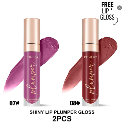 PHOFAY Shiny Lip Plumper Gloss - 4 - CJ