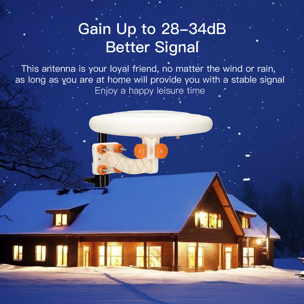 TA - A1 360 Degree Steering TV Antenna UV Dual Band 47 - 860 MHz 15 - 18dB HD Outdoor, Forbidden Platform - Walmart, Amazon - 5 - CJ