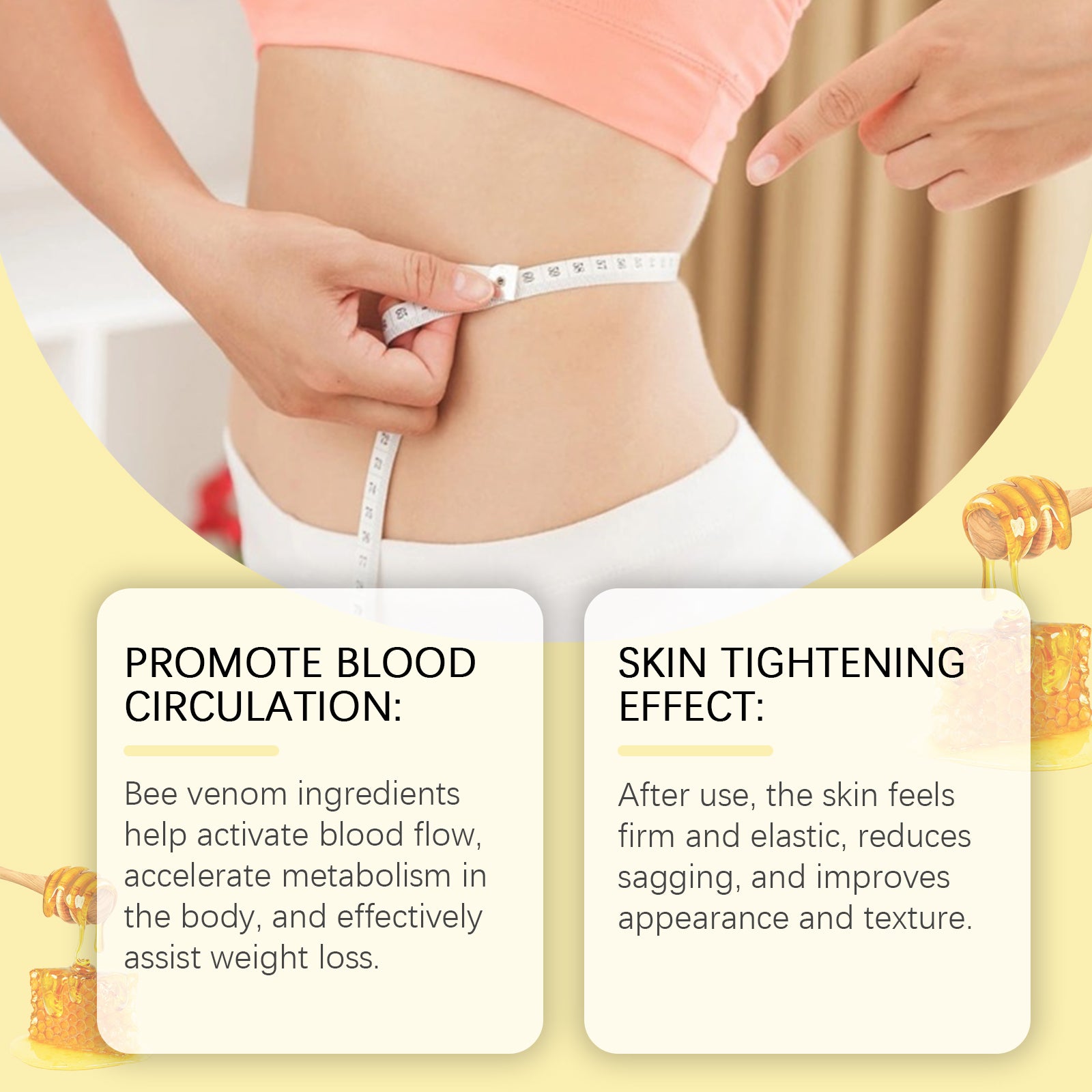 South Moon Bee Venom Body Sculpting Stick Slimming Body Sculpting Navel Stick Tummy Tucking Body Curves Firming Skin - 5.0 - CJ