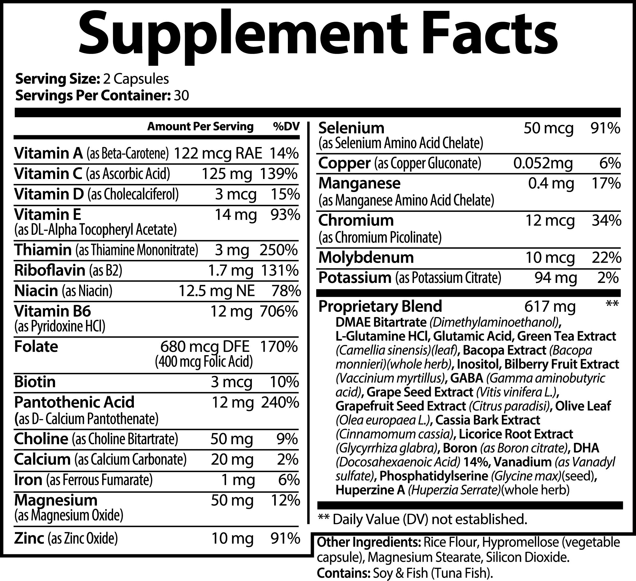 NOOTROPIC BRAIN AND FOCUS FORMULA - 5 - CJ
