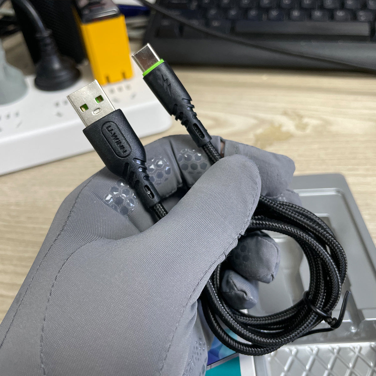 L201 USB - C Cable 2.1A 1M Black USB 3.0 UWINN - 5 - CJ