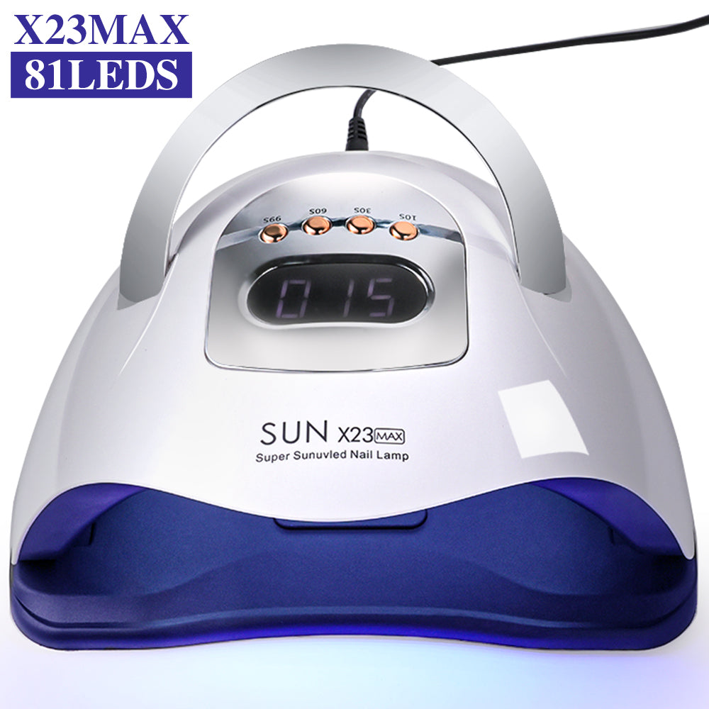 UV LED Nail Lamp, Nail Dryer For Gel Polish With 72Pcs - 81Pcs Lamp Beads And Automatic Sensor 4 Timer Setting Professional Nail Art Tools - 5 - CJ